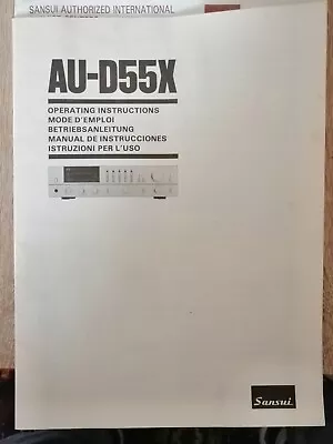 Kaufen Sansui AU-D 55 BEDIENUNGSANLEITUNG • 10€