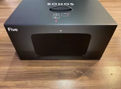 Kaufen Sonos FIVE Schwarzer Lautsprecher Smart Studio Qualität Stereo BRANDNEU & VERPACKT • 563.43€