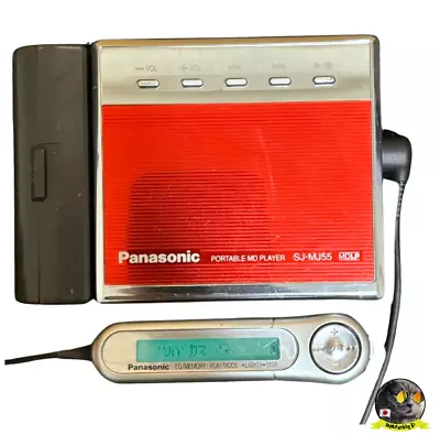 Kaufen Panasonic SJ-MJ55 Tragbarer MD-Player, Walkman, MiniDisc-Recorder, Gut • 67.69€
