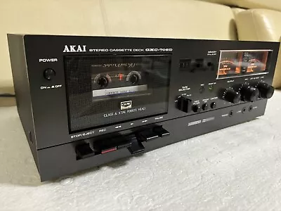 Kaufen AKAI Kassettendeck GXC-709D Schwarz, Tapedeck, Made In Japan • 30€