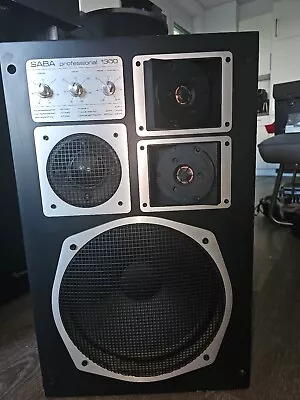 Kaufen Saba Ultra HiFi Professionel 1300 Lautsprecher Vintage Speaker Standlautsprecher • 355€