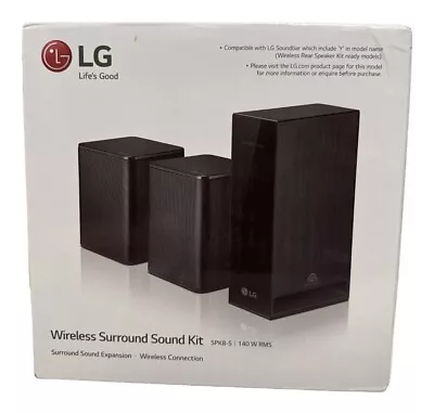 Kaufen LG SPK8 2.0 Wireless Surround Sound Lautsprecher - Schwarz (SPK8.DEUSLLK) • 144.99€
