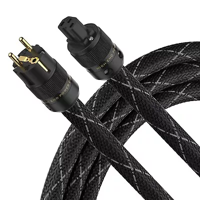 Kaufen HIGHEND POWER CORD 1,5M (3x4 Mm²) VERGOLDET SCHUKO+KALTGERÄTESTECKER NETZKABEL • 65.45€