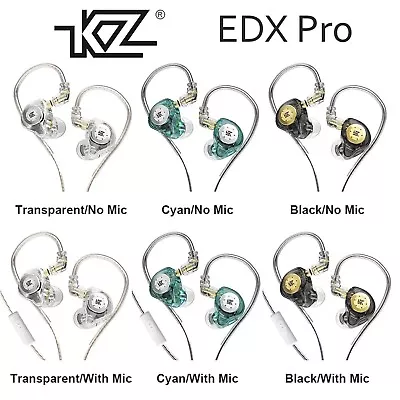 Kaufen KZ EDX Pro Single Dynamic Driver In-Ear Monitor HiFi Ohrhörer - Kostenloser V... • 28.08€