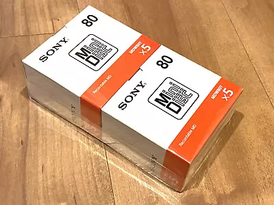 Kaufen SONY Leere Beschreibbare Mini-Disc MD 80 Minuten 10 Disc-Set MDW80T • 53.56€