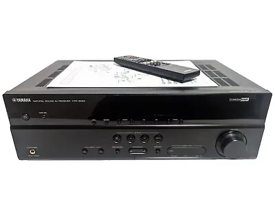 Kaufen YAMAHA HTR 3063 5.1 AV Receiver HDMI Digital Optische & Coaxial Eingänge Schwar • 179.99€