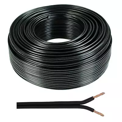 Kaufen 30m Lautsprecherkabel 2x 1,5mm² Schwarz Audiokabel Boxenkabel • 9€