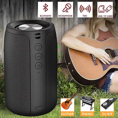 Kaufen Lautsprecher Bluetooth 5.0 Subwoofer Bass Stereo Kabellos Soundbox USB Musikbox • 18.92€