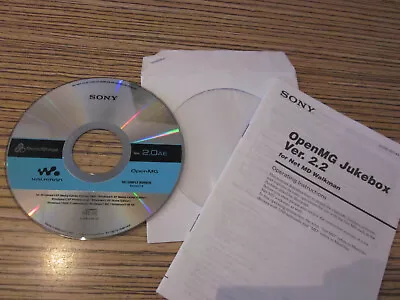 Kaufen Sonic Stage 2.0 CD Software Für MD Minidisc F. Walkman Recorder Bis Win2000 (49) • 63.99€