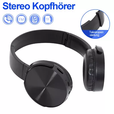 Kaufen Bluetooth 5.1 Kopfhörer Over Ear Kabellos HiFi Stereo Wireless Headset Faltbare • 10.90€