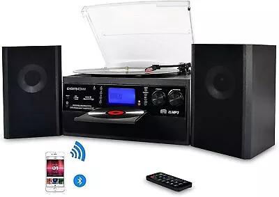 Kaufen DIGITNOW! Bluetooth Viny Plattenspieler Plattenspieler Für CD, Kassette, AM/FM R • 179.95€