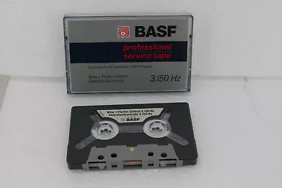 Kaufen BASF Professional SERVICE Cassette Tape Kassette Wow Flutter Gleichlaufkontrolle • 129€