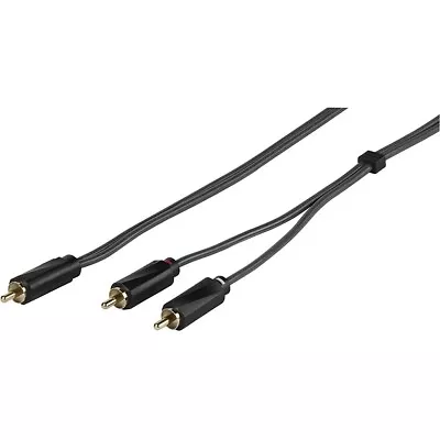 Kaufen VIVANCO Hochwertiges Cinch Y Kabel, Für Subwoofer, Hochwertiges 1xRCA <-> 2xRCA • 17.09€