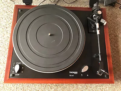 Kaufen Plattenspieler Thorens TD-147 Turntable Ohne TA Mahagoni Zarge • 355€