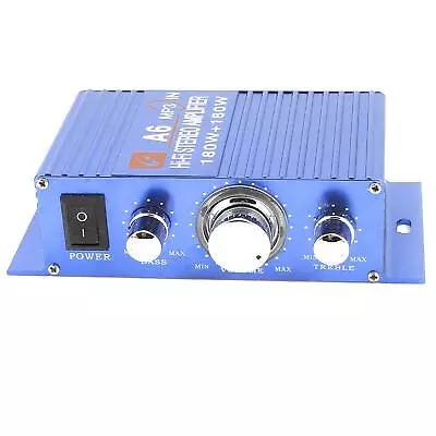 Kaufen Auto Leistungsverstärker Endstufe Blau Aluminiumlegierung Hifi Stereo Audio • 17.59€