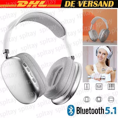Kaufen HiFi Stereo Bluetooth Kopfhörer 5.1 Over-Ear Kabellos Headset Noise Cancelling • 12.90€
