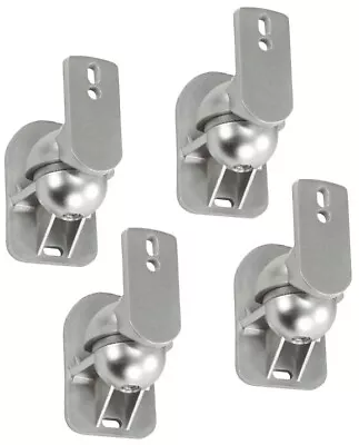 Kaufen 4x Lautsprecher Wandhalterung Silber Halter Für TEUFEL Boxen Schwenkbar Neigbar • 24.90€