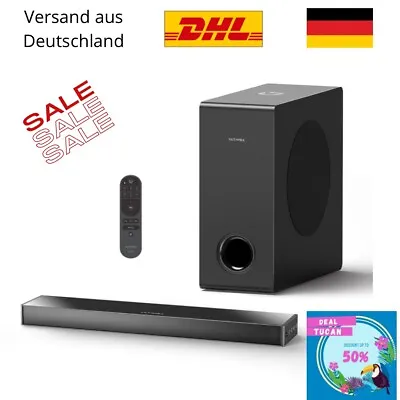 Kaufen Soundbar Für TV-ULTIMEA Nova S40-Wireless Subwoofer 2.1 Bluetooth 5.3 HDMI USB • 79.99€