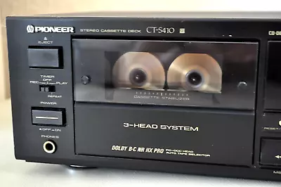 Kaufen PIONEER CT S 410 Kassettendeck 3 Head Tape Deck Cassette Recorder 3 Kopf Vintage • 45€