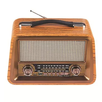 Kaufen Tragbares Retro-Radio Aus , Kabellose Bluetooth-Lautsprecher, HIFI-Sterree • 51.16€