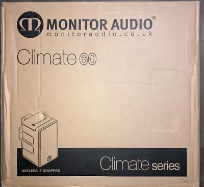Kaufen Monitor Audio Climate 60 Weiß Outdoor Lautsprecher Brandneu Versiegelt Paar • 610.87€