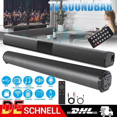 Kaufen Bluetooth Soundbar Mit Fernbedienung Subwoofer TV Heimkino System Lautsprecher • 32.98€