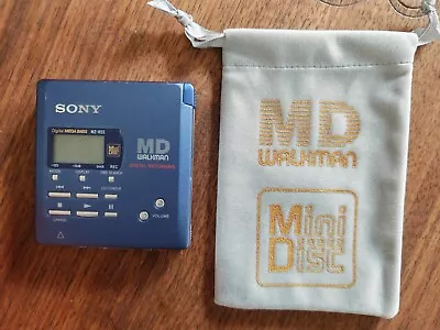 Kaufen Sony MD Walkman MZ-R55 MiniDisc Recorder Blau Japan Made  • 30€