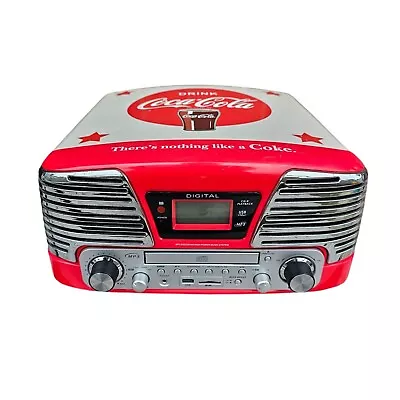 Kaufen Big Ben Coca Cola Plattenspieler Radio CD Player Mp3 Player Kombi Guter Zustand • 149.90€