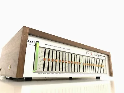 Kaufen Akai EA-G90 Stereo Graphic Equalizer Rare LED 2 Farbe Vintage 1981 Work Goodlook • 944.99€