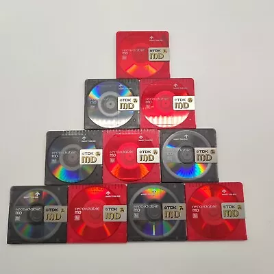 Kaufen 10 X TDK MD 74 MD-XG / Minidisk Spielzeit 74 Minuten Gebraucht Blankdisc  • 39.99€