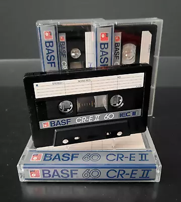 Kaufen ⭐️3x BASF CR-EII 60 Kassetten MC Audiokassetten Tape Typ 2 / Geprüft • 6€