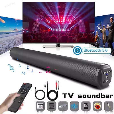 Kaufen Soundbar Wireless 4 Lautsprechersystem Subwoofer Bluetooth Surround TV Heimkino • 34.98€