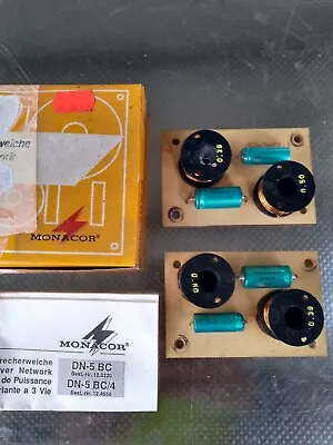 Kaufen Lautsprecherweichen MONACOR 2stk 3Wege DN 5 BC Mit Spulen, Bipolar, In Retro OVP • 9.99€