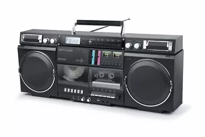 Kaufen MUSE Bluetooth Retro Boombox Radio, CD, Kassettenrekorder, 80W Ausgangsleistung • 447.40€