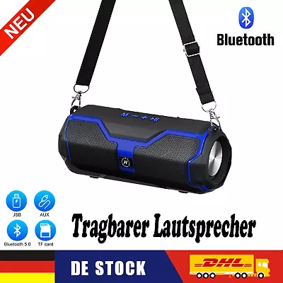 Kaufen Tragbarer Mini Bluetooth Lautsprecher HIFI Stereo Subwoofer TWS Musicbox USB FM • 16.19€