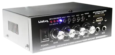 Kaufen LISTEN12 HIFI-RECEIVER MFA1250USB-RC USB BT FM Fernbedienung 2 X 25 Watt • 32.90€