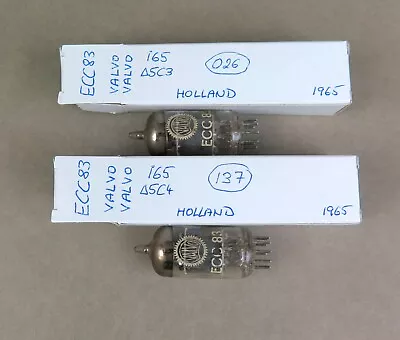 Kaufen 2x Valvo ECC83 / 12AX7 / Tested NOS / Same Code / Von 1965 / Röhre / Tube • 79.90€