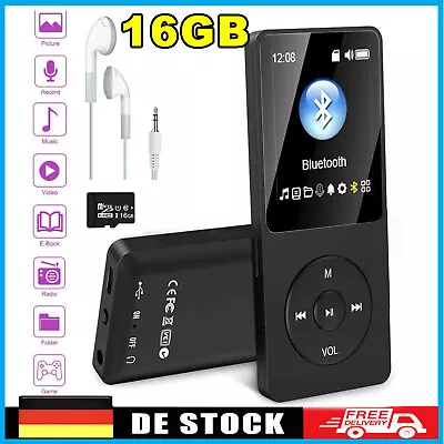 Kaufen Tragbare MP3 Musik Player Bluetooth Musik HiFi Lossless Sound Hi-Fi MP3 Player • 18.99€