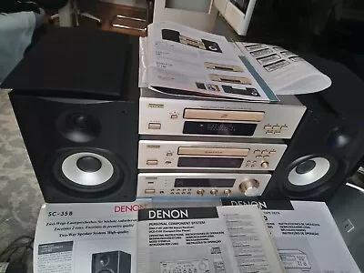 Kaufen DENON HiFI Set - Receiver DRA-F100 + CD Player DCD-F100 + Cassette Deck DRR-F100 • 109.40€
