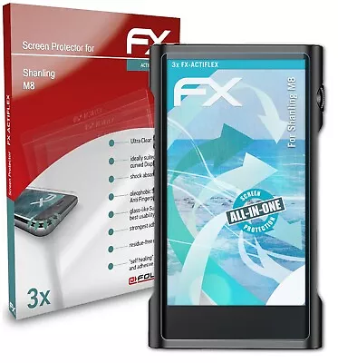 Kaufen AtFoliX 3x Folie Für Shanling M8 Schutzfolie Klar&flexibel Displayschutzfolie • 9.79€