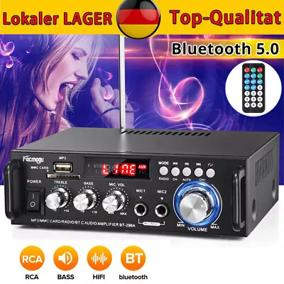 Kaufen HiFi Verstärker Mit Bluetooth 600W Party Musik Equipment AUX Anlage Stereo Audio • 23.99€