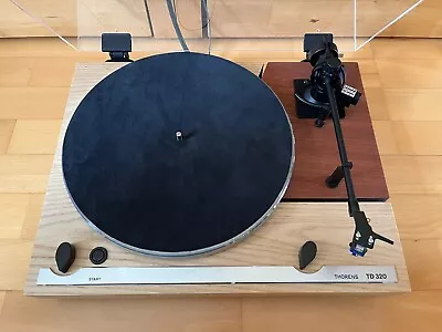 Kaufen Thorens TD 320, Shure M97xe, Echtholz, Revidiert, Plattenspieler • 800€