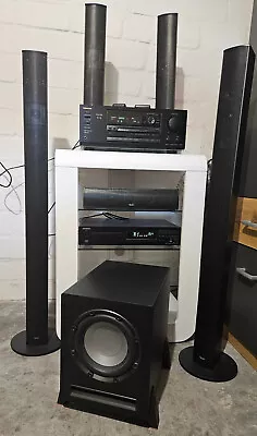 Kaufen Onkyo - Dolby-Surround Anlage Mit Teufel Lautsprecher Und HiFi-Rack • 500€