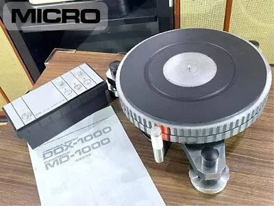 Kaufen MICRO SEIKI DDX-1000 Plattenspieler & MD-1000 Phonomotor-Steuereinheit • 1,675.74€