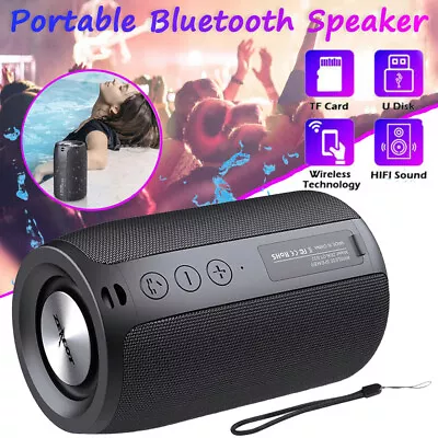 Kaufen Wireless Bluetooth Lautsprecher Stereo Subwoofer TWS Musikbox Für Männer Frauen • 18.98€