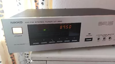Kaufen Nikko NT-990 AM FM Stereo Tuner - Quarz Lock Digital Synthesizer - • 35€