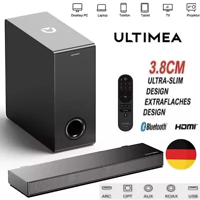 Kaufen Soundbar Für TV Wireless Subwoofer 2.1 Nova S40 Bluetooth 5.3 HDMI USB Ultimea • 76.99€