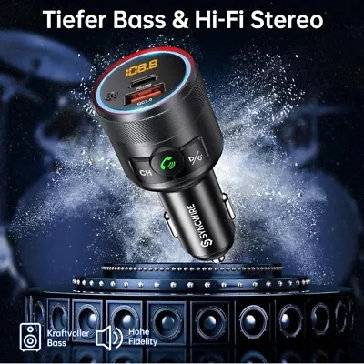 Kaufen Bluetooth FM Transmitter KFZ Auto Radio MP3 Player Dual USB Ladegerät Adapter • 29.99€