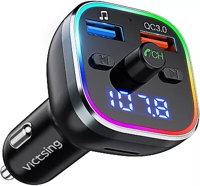 Kaufen Bluetooth FM Transmitter Auto Radio Audio MP3 Player USB Ladegerät Adapter KFZ • 14.99€