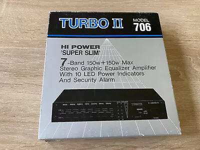 Kaufen Turbo II - 7 Band 150w - Stereo Graphic Equalizer Amplifier - Model 706 • 1€